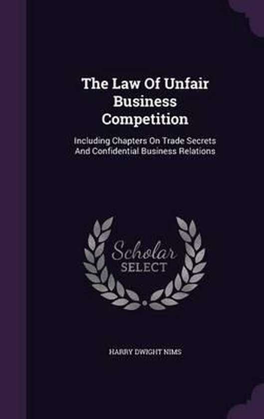 The Law of Unfair Business Competition - cover