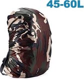 ForDig - Flightbag Regenhoes Waterdicht voor Backpack Rugzak - 45-60 Liter Regenhoes – Camouflage
