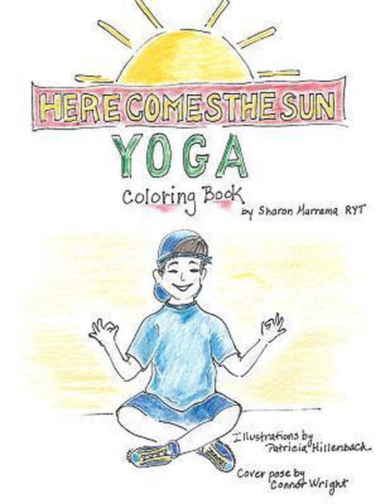 Here Comes The Sun Yoga Coloring Book - cover