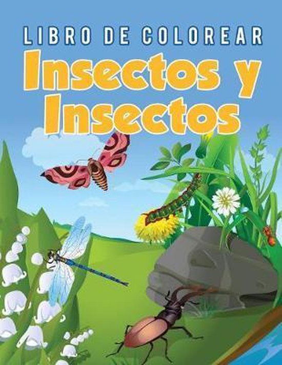 Libro de Colorear Insectos y Insectos - cover