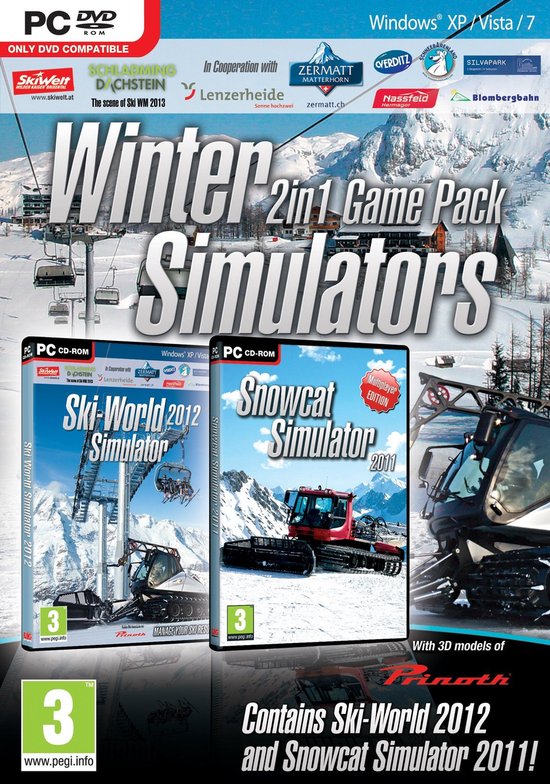 Winter Simulators (Skiworld Simulator 2012 + Snowcat Simulator 2011)