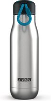 Zoku Hydration Drinkbeker - RVS - 500 ml - Zilverkleurig