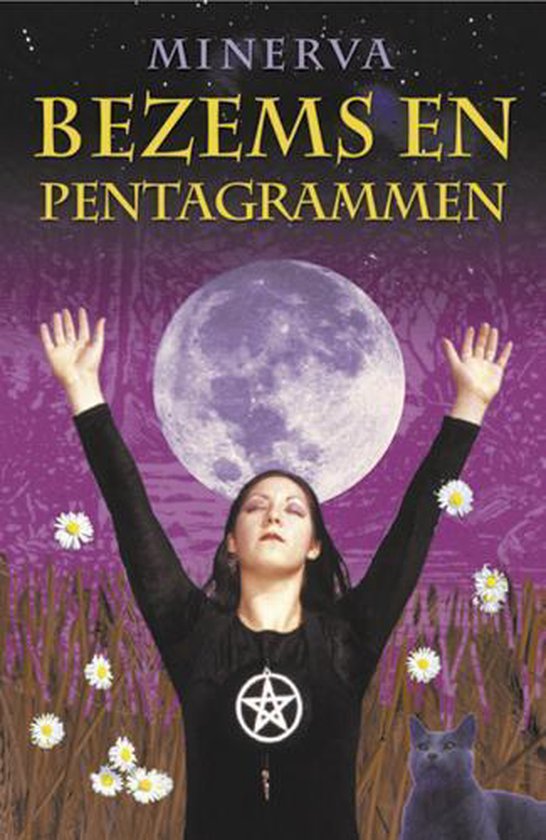 Cover van het boek 'Over bezems en pentagrammen' van Minerva 
