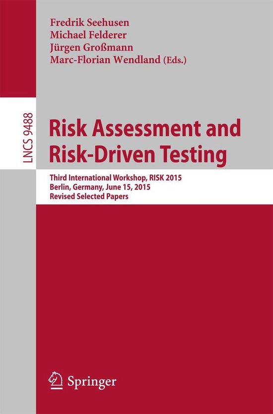 Springer Nature Proceedings Computer Science - Risk Assessme ... - cover