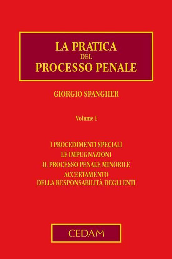 La pratica del processo penale. Volume I - cover