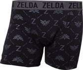 Zelda - Logo all over print heren boxershort zwart - L