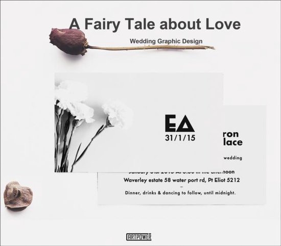 A Fairy Tale about Love: Wedding Graphic Design - cover