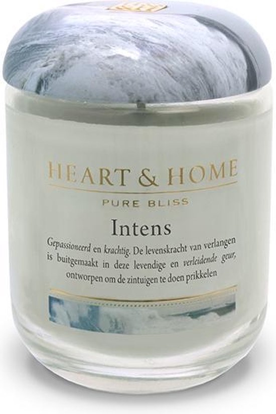 Bougie parfumée Heart & Home en pot - Intense (L) | bol.com