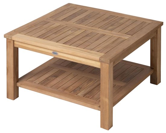 pariteit maximaliseren Overwinnen Vierkante - lounge - bijzettafel - teak - tafel - tuintafel - Brulo 80x80  cm | bol.com