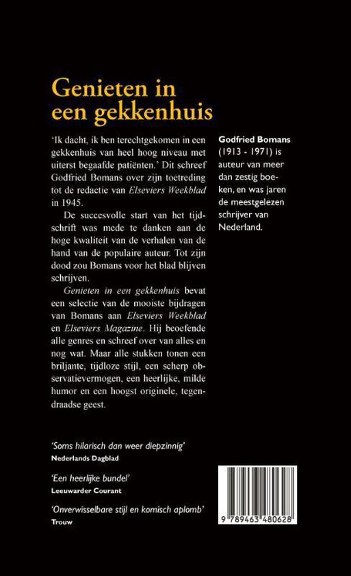 Genieten in een gekkenhuis, Godfried Bomans
