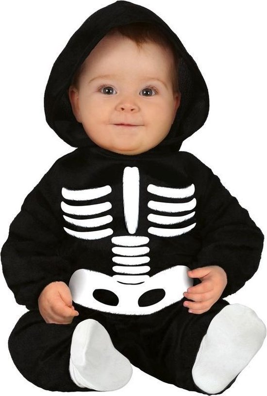 Halloween - skelet verkleedpak voor baby/peuter Halloween outfits voor... | bol.com