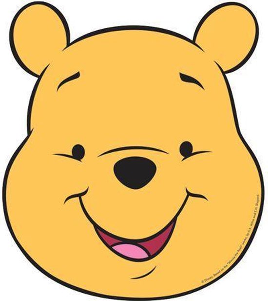 Harde koffer Disney's Winnie de Poeh - Lichtgeel