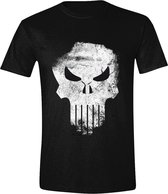 Marvel Punisher Distressed Skull Heren T-shirt S