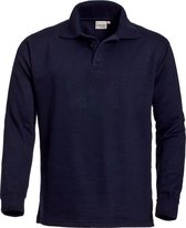 Santino Rick Polo sweater lange mouwen - Zwart - XXXL