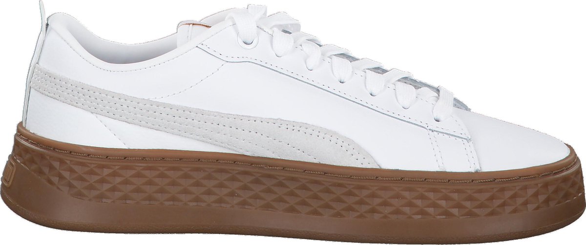 Puma Lage sneakers Smash Platform L 366487-02 Wit