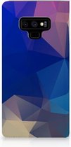 Samsung Galaxy Note 9 Uniek Standcase Hoesje Polygon Dark