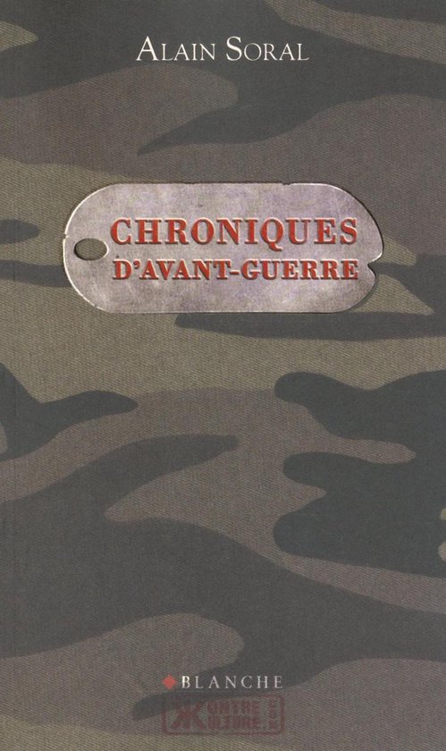 Kontre kulture - Chroniques d'avant-guerre - cover