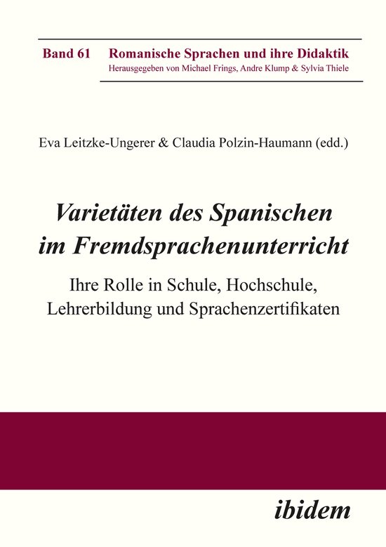 Romanische Sprachen Und Ihre Didaktik 61 Varietäten Des Spanischen Im 6607