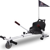 Hoverkart Zelfbalans Verstelbaar Compatibel Met Hoverboard 6.5 ", 8", 8.5 ", 10",Wit