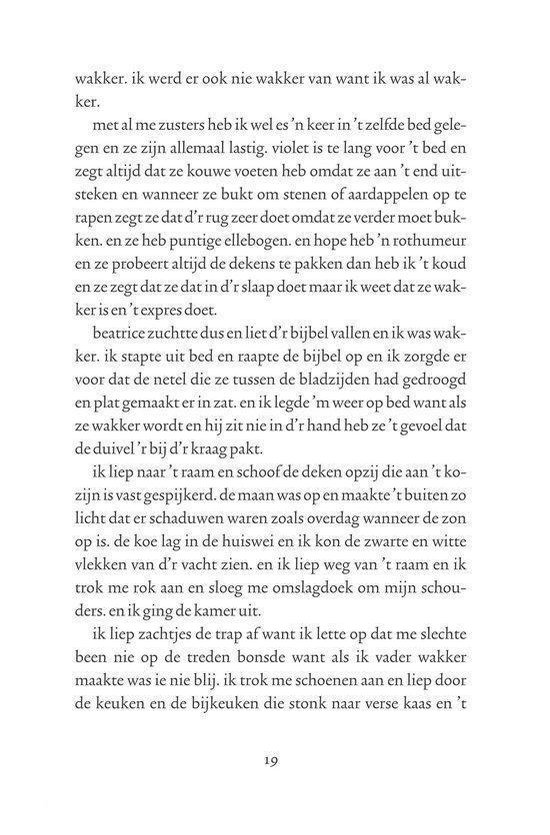 Een pagina uit een Nederlands boek met tekst. De tekst is gedrukt in zwart op wit papier.