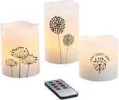 Essentielle Deco Wax Led Kaarsen - 10cm - 3 stuks