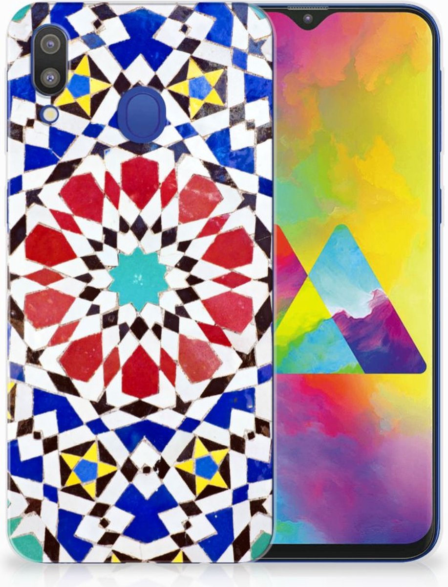 Samsung Galaxy M20 (Power) TPU Siliconen Hoesje Mozaïek