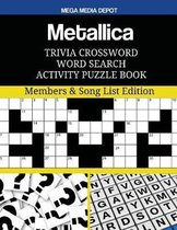 Metallica Trivia Crossword Word Search Activity Puzzle Book