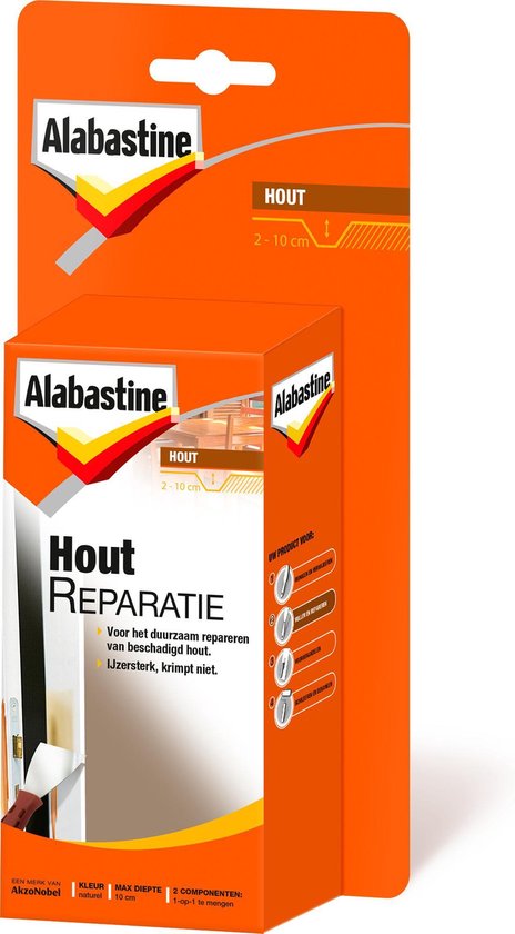 Alabastine Houtreparatie - Naturel - 150 gram