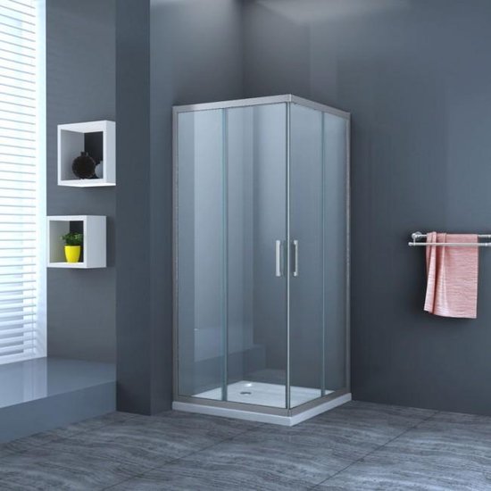 Diamond Line Lara Douchecabine 90x90 Vierkant Chroom