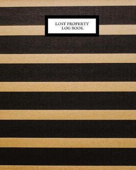 Lost Property Log Book, Jason Soft 9781095317556 Boeken