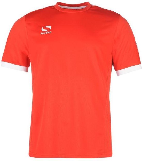 Sondico Voetbalshirt korte mouw - Heren - Red/White - M