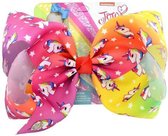 Jojo Siwa haarstrik met aligator clip - Unicorn regenboog multi color