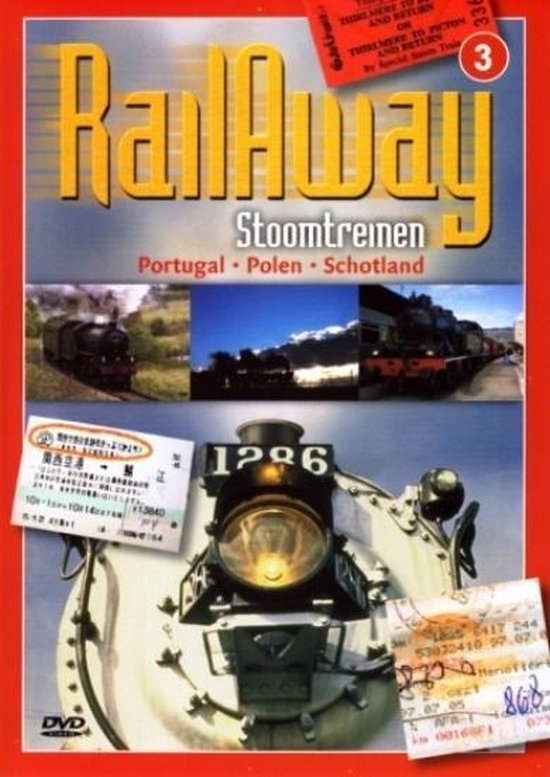 Cover van de film 'Rail Away - Stoomtreinen 3'