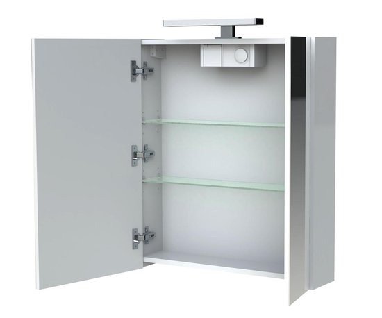 MEUBLE WC JUNO 60cm douille BG blanc brillant