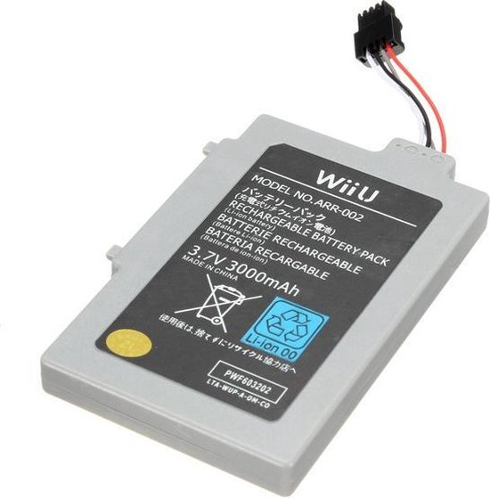 Accu batterij voor Wii U Gamepad 3.7V 3000mAh - Inclusief schroevendraaier  | bol.com