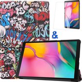 Samsung Galaxy Tab A 10.1 2019 Hoes Case met Screenprotector - Graffity