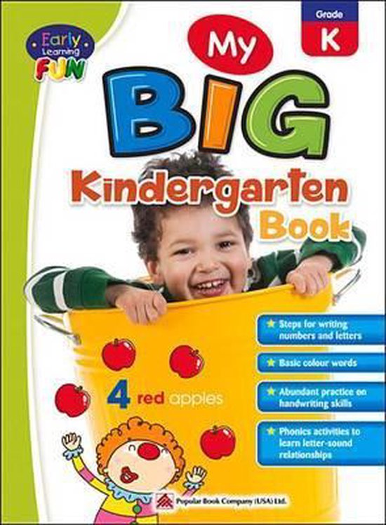 My Big Kindergarten Book, Popular Book Company 9781942830139 Boeken