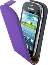 Mobiparts Premium Flip Case Samsung Galaxy Fame Purple