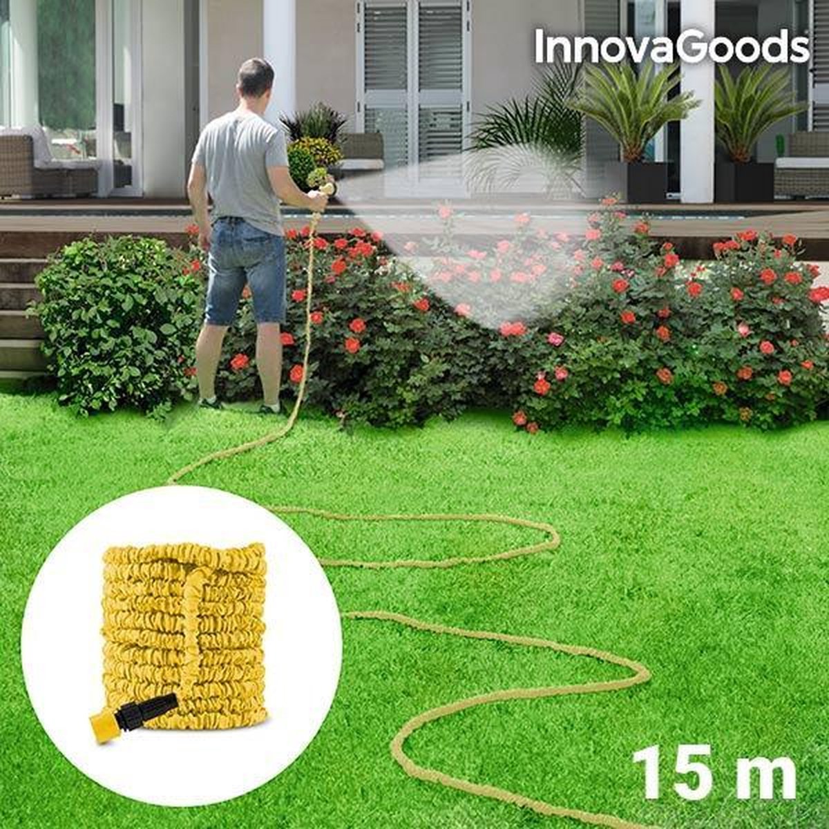 Innovagoods Verlengbare Tuinslang 15 m