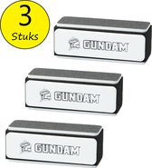 Gundam Nagel Buffer Blok 3 stuks – Korrel 80/240 – Nagelvijl Vier kanten