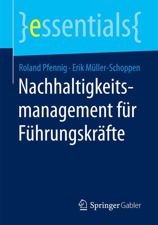 essentials - Nachhaltigkeitsmanagement für Führungskräfte - cover
