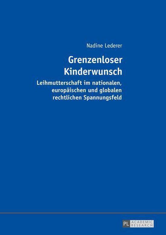 Grenzenloser Kinderwunsch - cover