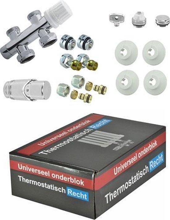 Radiator Onderblok Set Recht
