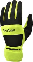 Reebok Running All-Weather -Handschoenen - Maat L - Zwart/Geel