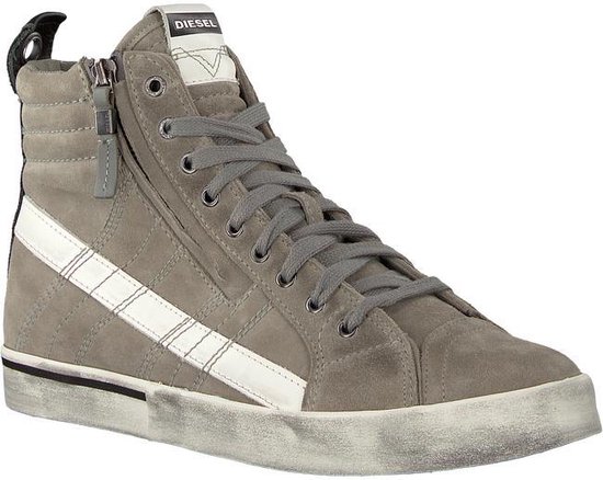 Diesel Heren Sneakers D-velows Mid - Grijs - Maat 40 | bol