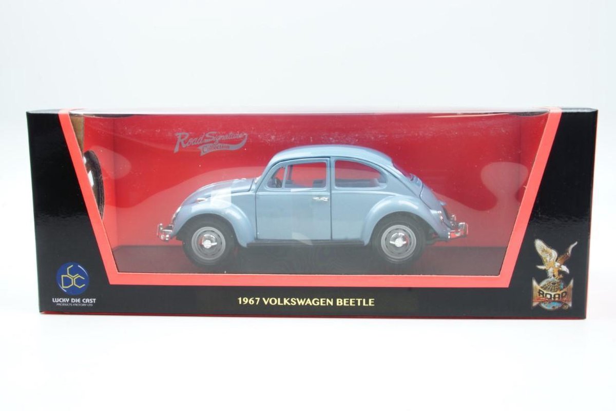 VW Coccinelle 1967 Rouge - Road Signature 92078 - Miniature 1/18 (Occasion)
