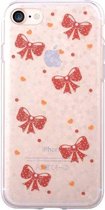 Nifty Case Cover TPU+PC voor Apple iPhone SE 2022 / SE 2020 / 8 / 7 - Bowknot
