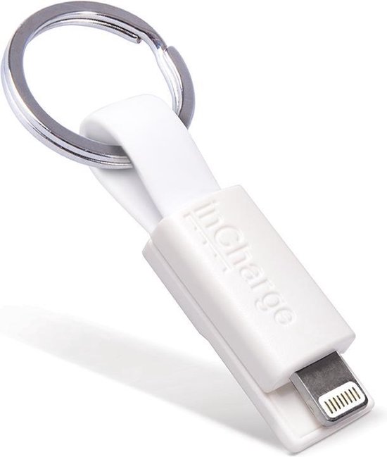 Lotsbestemming borst Bijwonen inCharge iPhone oplaadkabel - Apple Lightning kabel - Korte iPhone kabel  met gratis... | bol.com