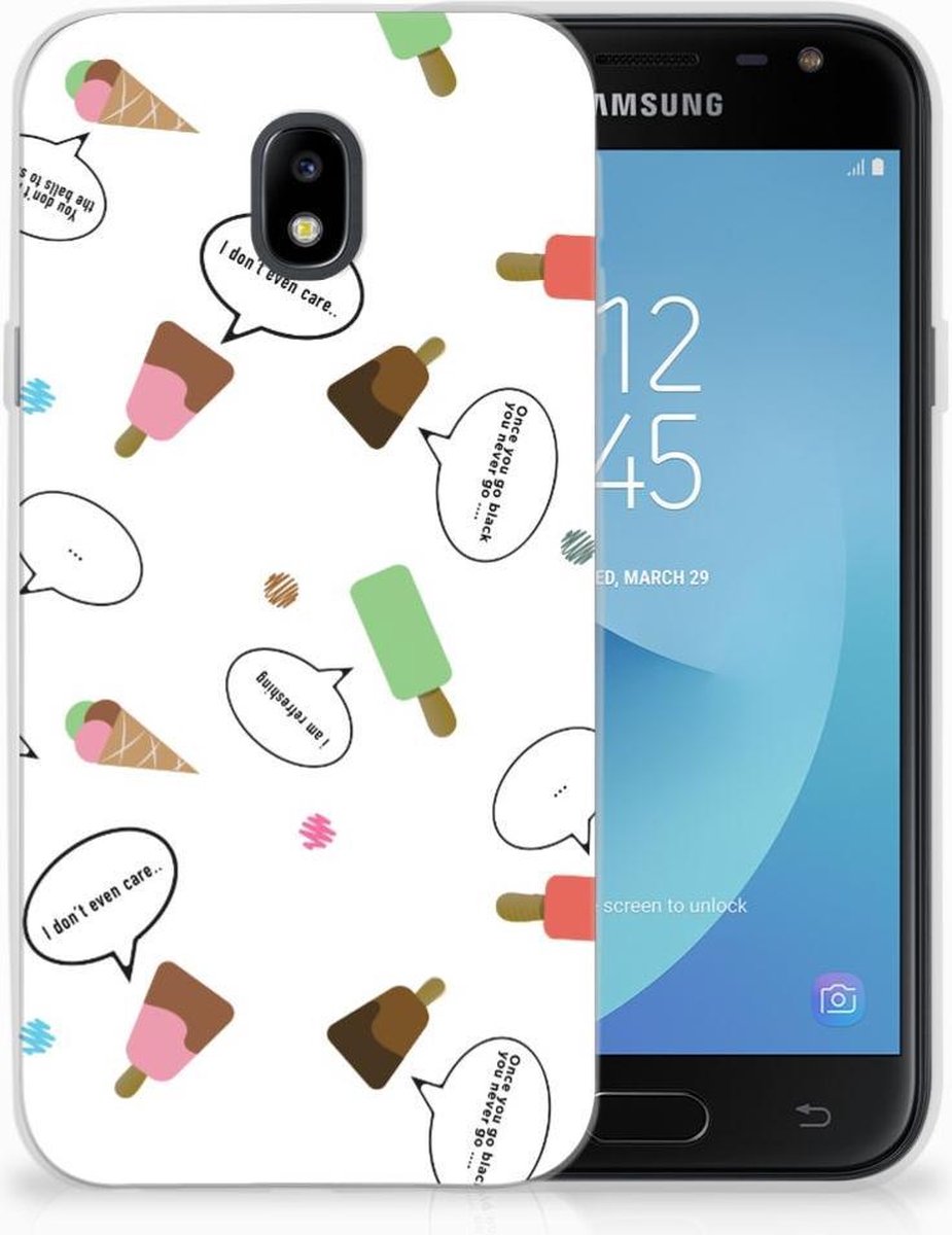 Samsung Galaxy J3 2017 Siliconen Case IJsjes