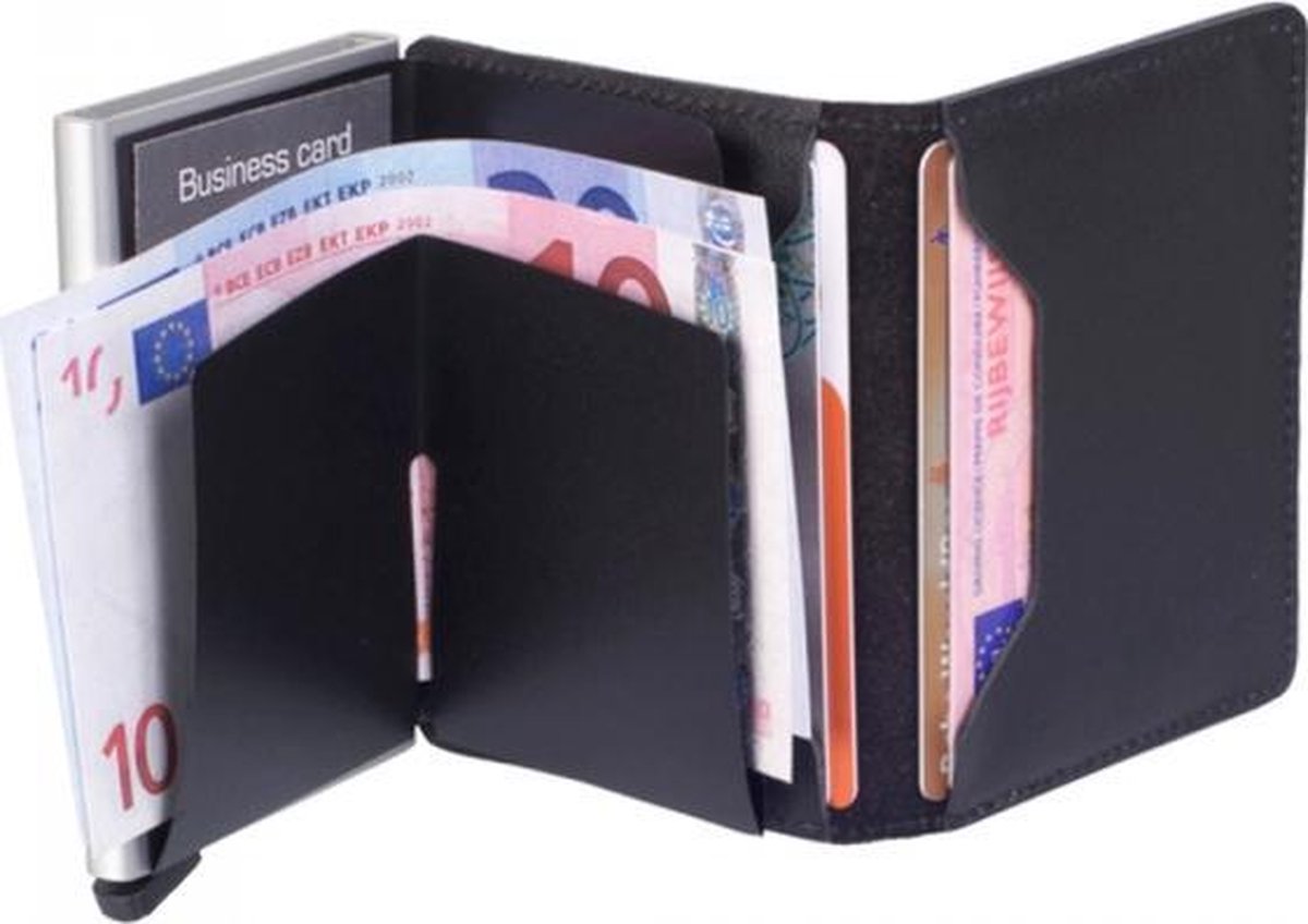 maagpijn Metalen lijn Zielig Secrid Slim Wallet Vintage Black | bol.com